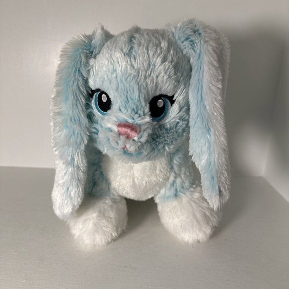 Build A Bear Merry Mint Floppy Bunny Plush Rabbit Blue Stuffed Animal Easter 12” - Picture 1 of 5